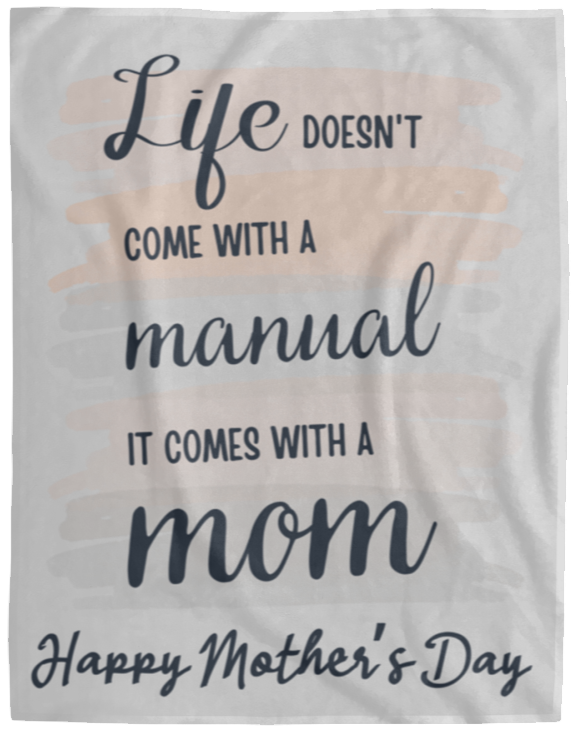 Plush Fleece Blanket |Happy Mother's Day