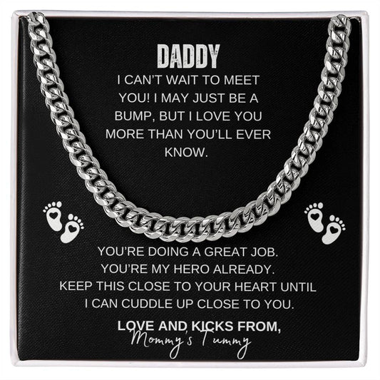 Daddy | To Be |Two feets | Cuban Link Chain