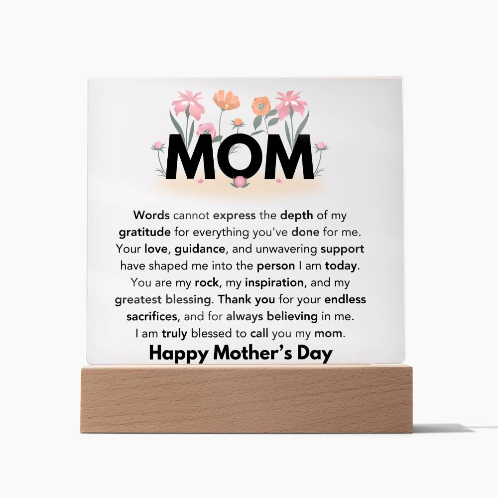 Mom | Thank You For Y our Endless Sacrifice